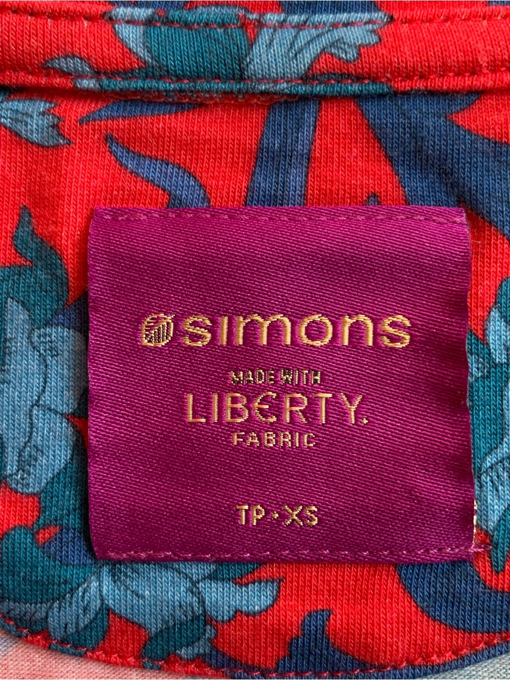Liberty fabric floral T-Shirt